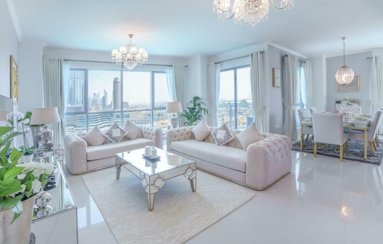 Elite Royal Apartment - Full Burj Khalifa & Fountain View - Premier - 2 Bedrooms & 1 Open Bedroom Without Partition Dubai Bagian luar foto